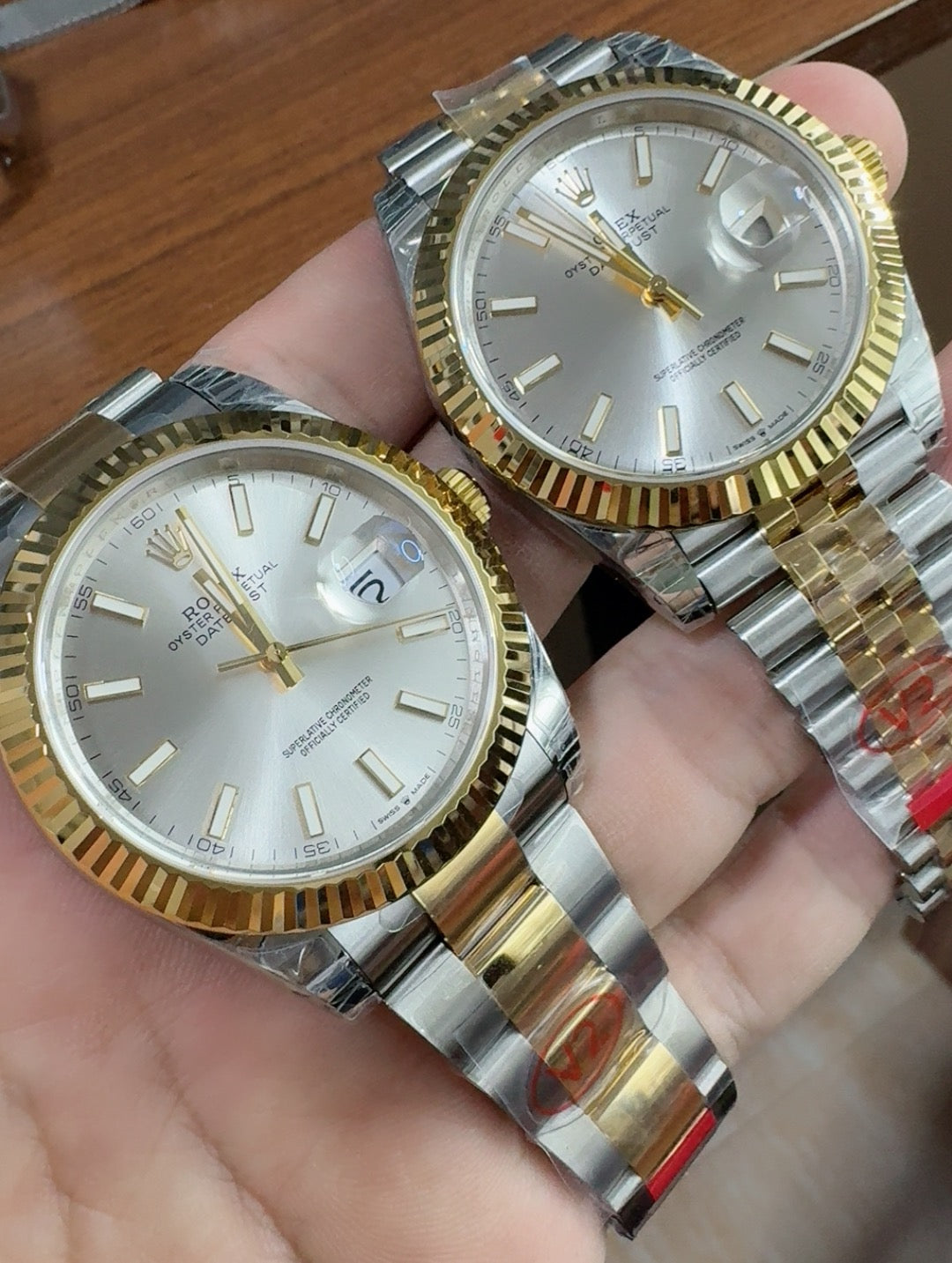 Rolex Datejust 41 – Silver Dial VSF SUPER CLONE – 126333 – Fluted Bezel – Oyster Bracelet