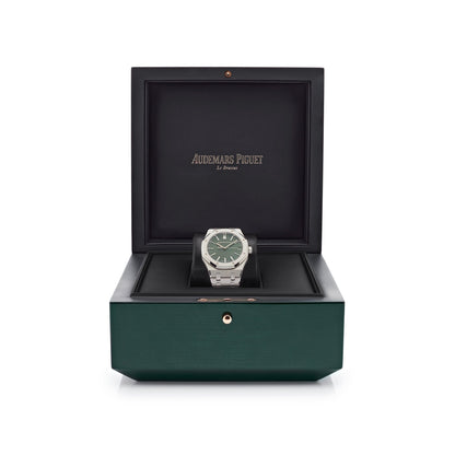 Audemars Piguet Royal Oak 3285 V3 – 15510ST.OO.1320ST.09 Stainless Steel Green Dial (2025)