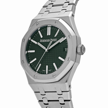 Audemars Piguet Royal Oak 3285 V3 – 15510ST.OO.1320ST.09 Stainless Steel Green Dial (2025)