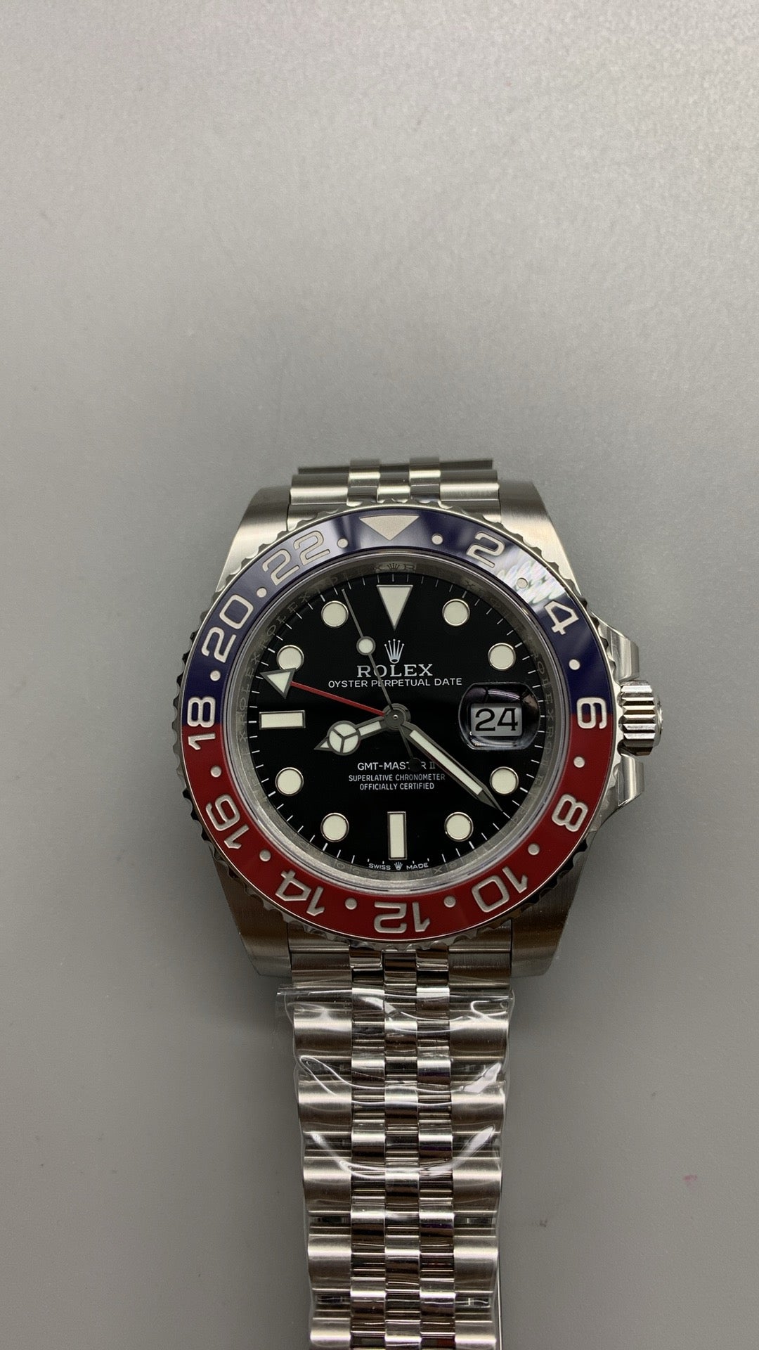 Rolex GMT-Master II "Pepsi" 40 –  VSF SUPER CLONE – 126710BLRO – Jubilee Bracelet