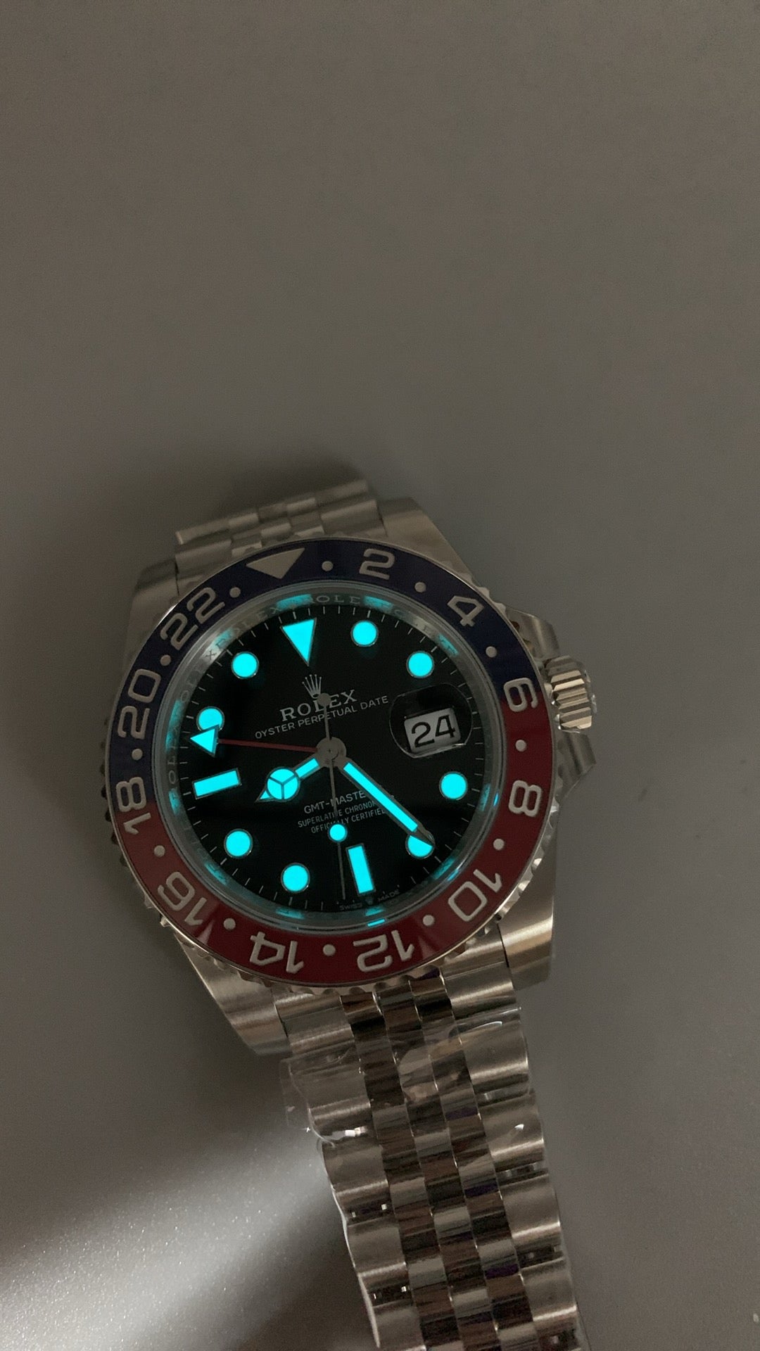 Rolex GMT-Master II "Pepsi" 40 –  VSF SUPER CLONE – 126710BLRO – Jubilee Bracelet