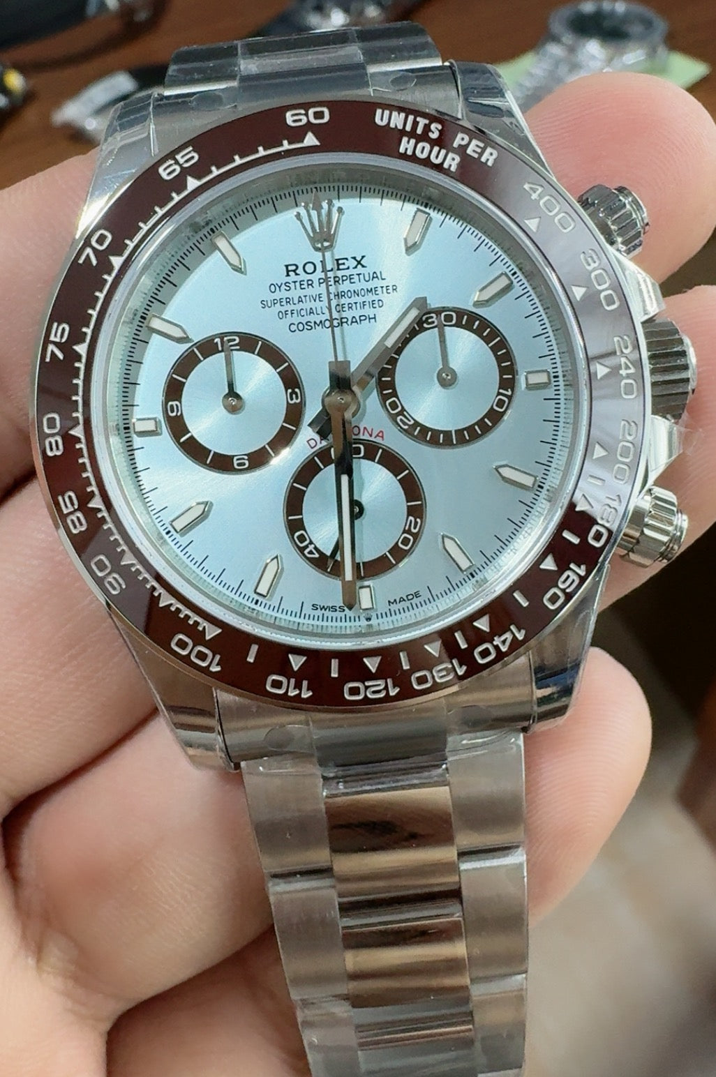Rolex Cosmograph Daytona "Ice Blue" 40 – VSF SUPER CLONE – 126506 – Oyster Bracelet