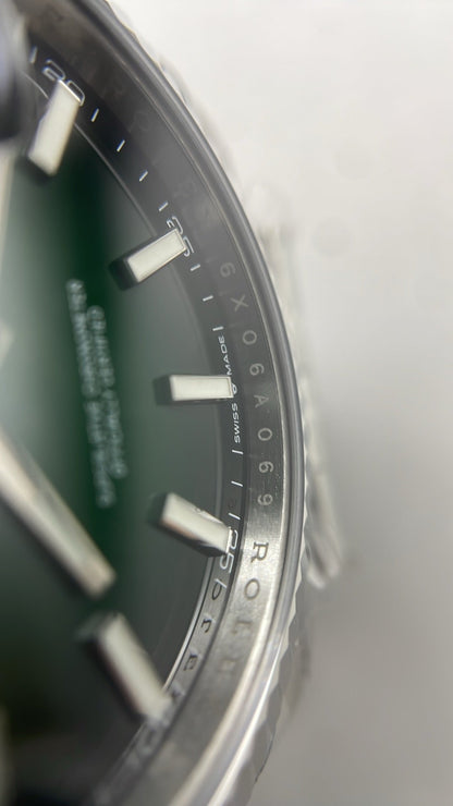 Rolex Datejust 41 – Green Dial VSF SUPER CLONE – 126334 – Fluted Bezel – Jubilee Bracelet