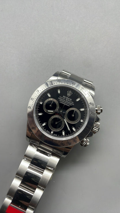 Rolex Cosmograph Daytona 40 – Black Dial VSF SUPER CLONE – 126520 – Oyster Bracelet