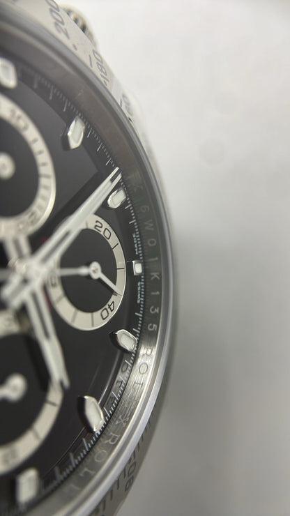 Rolex Cosmograph Daytona 40 – Black Dial VSF SUPER CLONE – 126520 – Oyster Bracelet