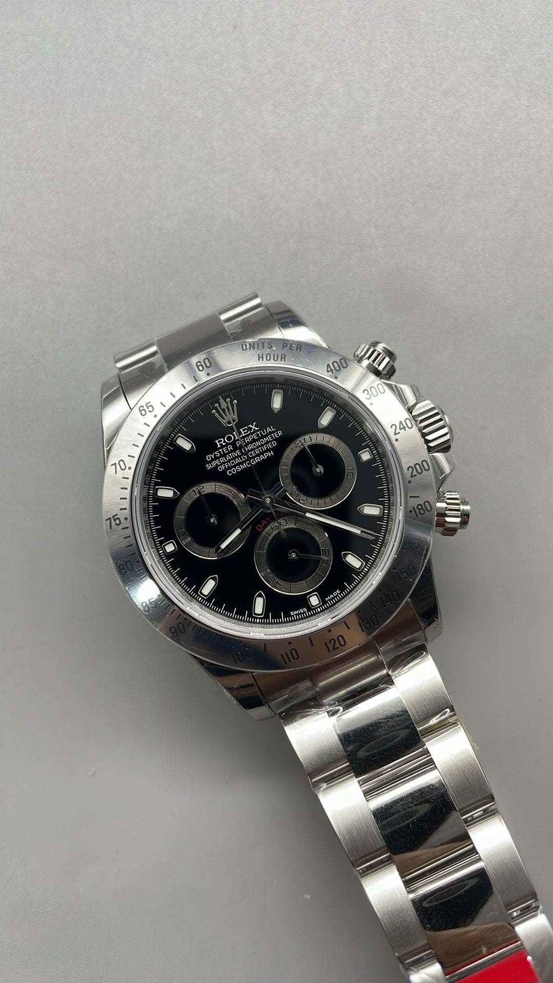 Rolex Cosmograph Daytona 40 – Black Dial VSF SUPER CLONE – 126520 – Oyster Bracelet