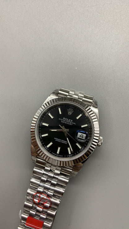 Rolex Datejust 41 126300 Stainless Steel Black Dial Jubilee