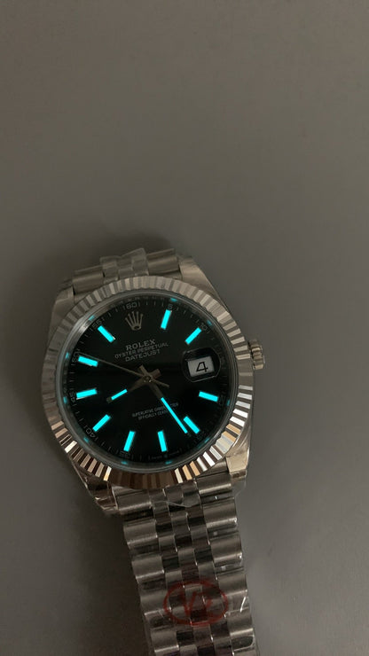 Rolex Datejust 41 126300 Stainless Steel Black Dial Jubilee