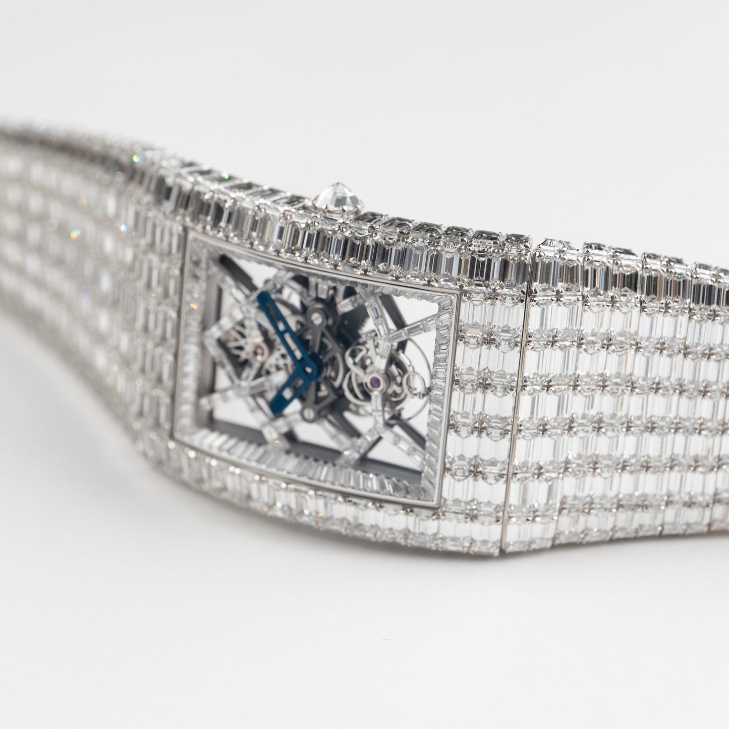 Jacob & Co. Billionaire III BL115.30.BD.AA.A30BD Tourbillon White Gold Diamond-Set Limited Edition of 18