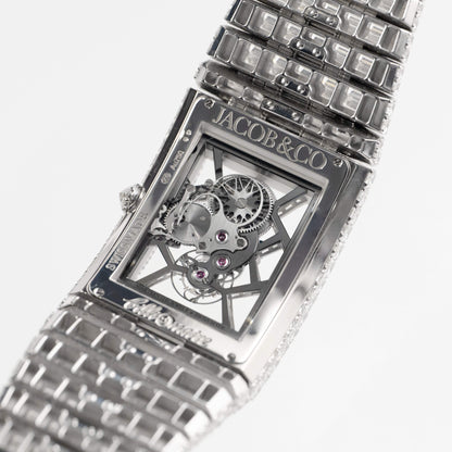 Jacob & Co. Billionaire III BL115.30.BD.AA.A30BD Tourbillon White Gold Diamond-Set Limited Edition of 18