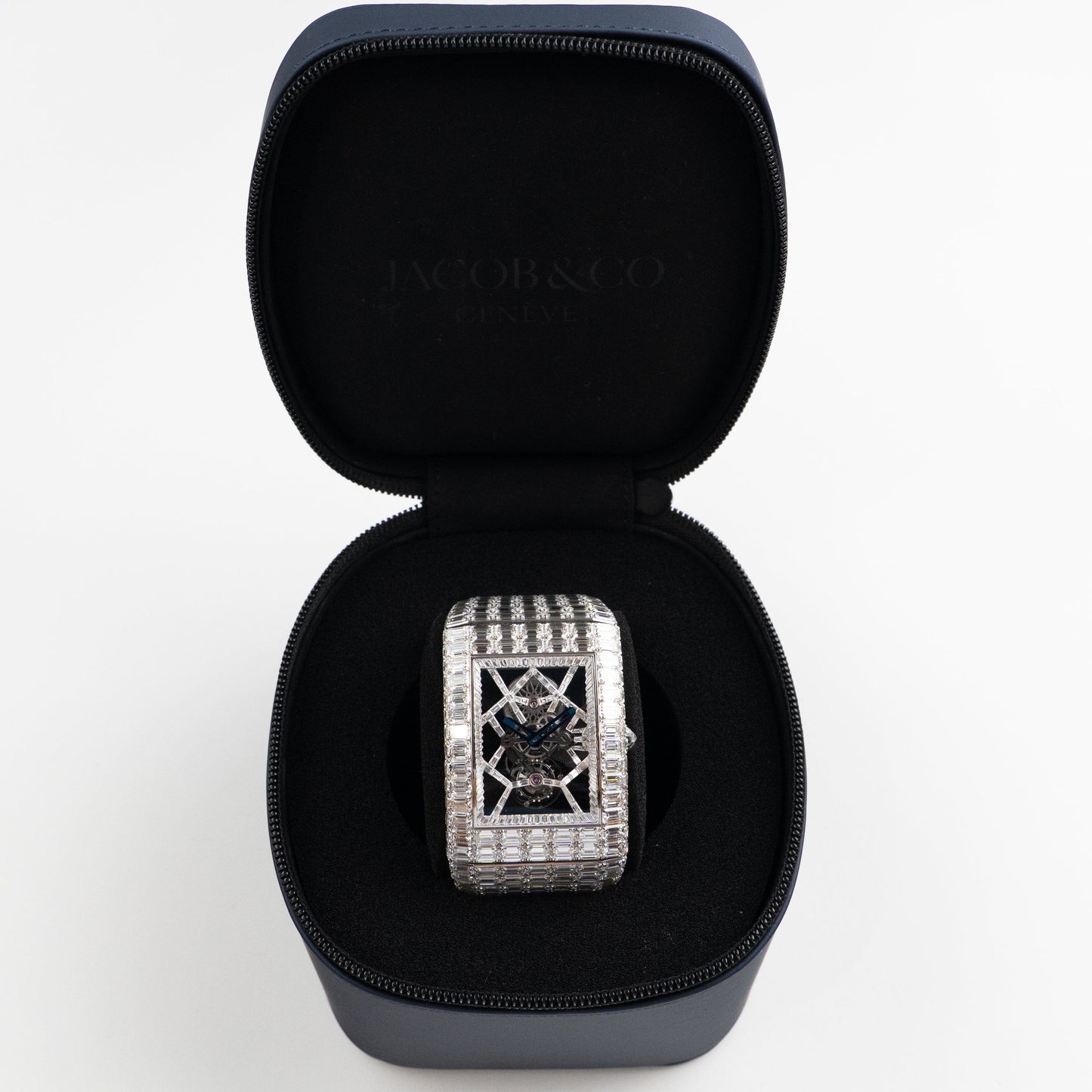 Jacob & Co. Billionaire III BL115.30.BD.AA.A30BD Tourbillon White Gold Diamond-Set Limited Edition of 18