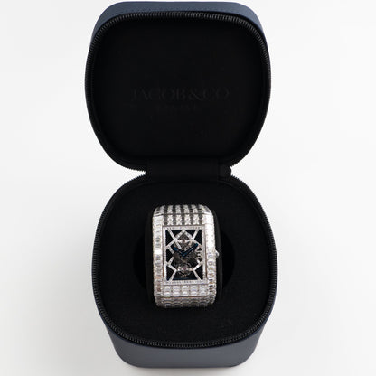 Jacob & Co. Billionaire III BL115.30.BD.AA.A30BD Tourbillon White Gold Diamond-Set Limited Edition of 18