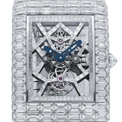 Jacob & Co. Billionaire III BL115.30.BD.AA.A30BD Tourbillon White Gold Diamond-Set Limited Edition of 18
