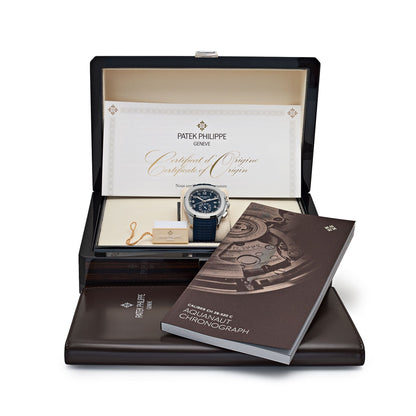 Patek Philippe Aquanaut 3285 V3 –  5968G-001 White Gold Blue Dial (2025)