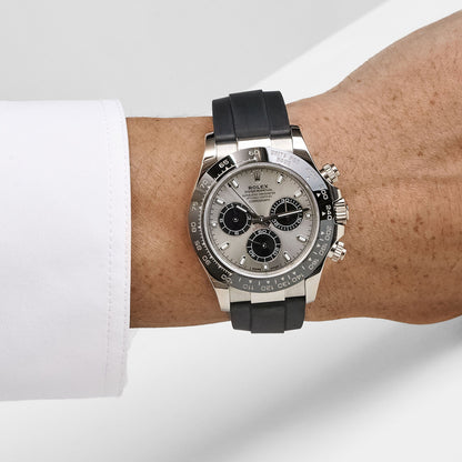 Rolex Daytona 116519LN 'Ghost' White Gold Steel and Bright Black Dial