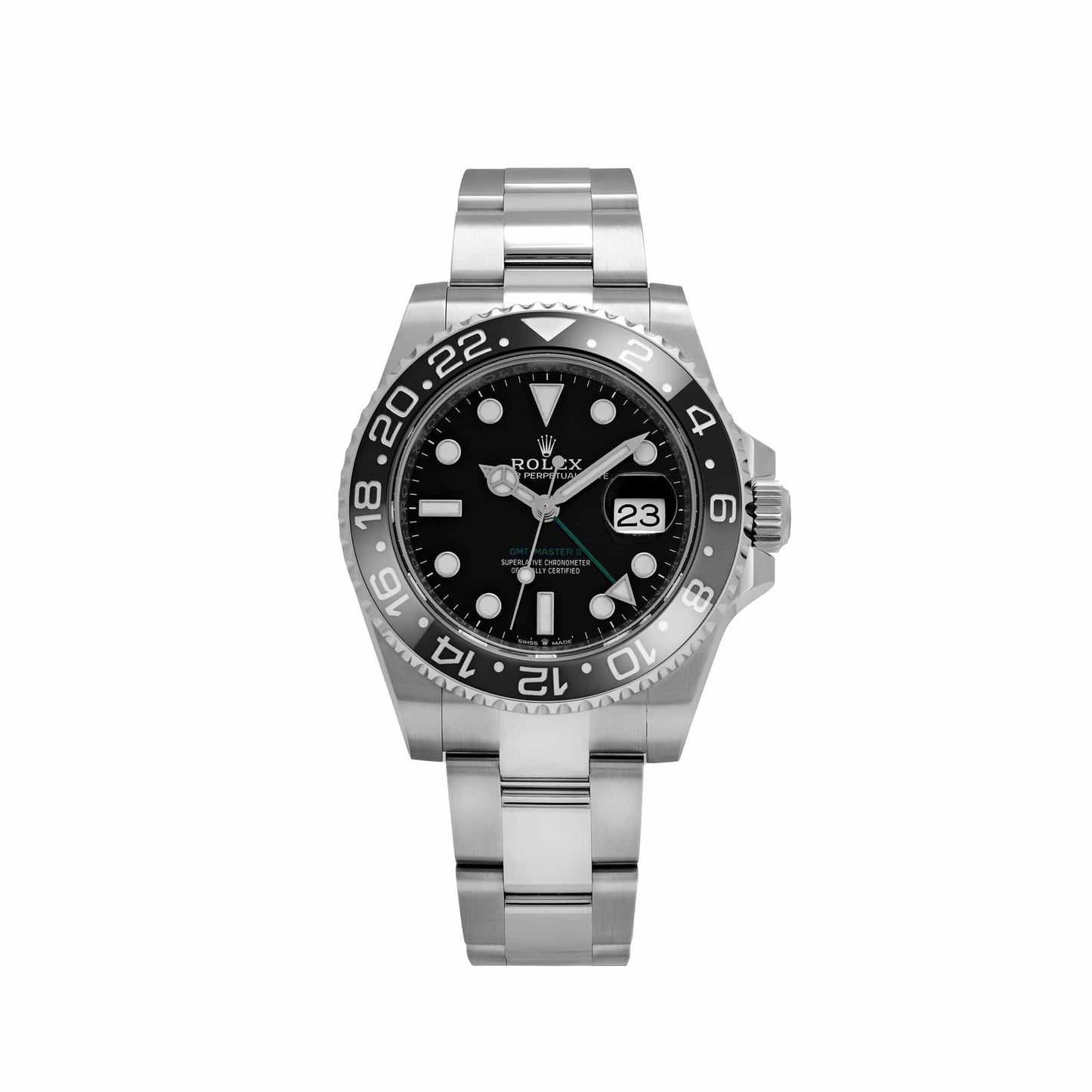 Rolex GMT-Master II 3285 V3 – 126710GRNR 'Bruce Wayne' Stainless Steel Black Dial Oyster (2025)